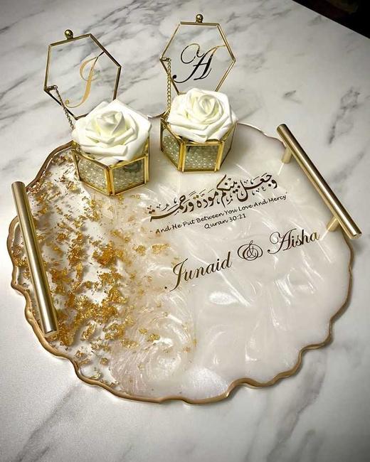 Nikah Ring Tray & Boxes