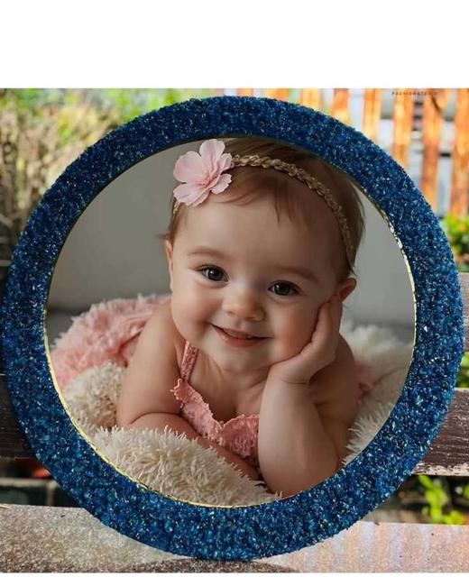 Baby Round Crush Frame